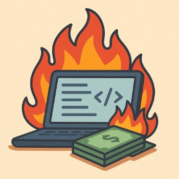 burning money